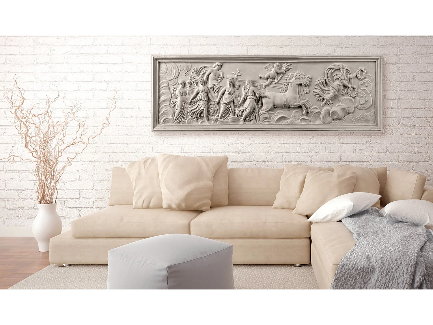 Quadro - Relief: Apollo and Muses - 135x45