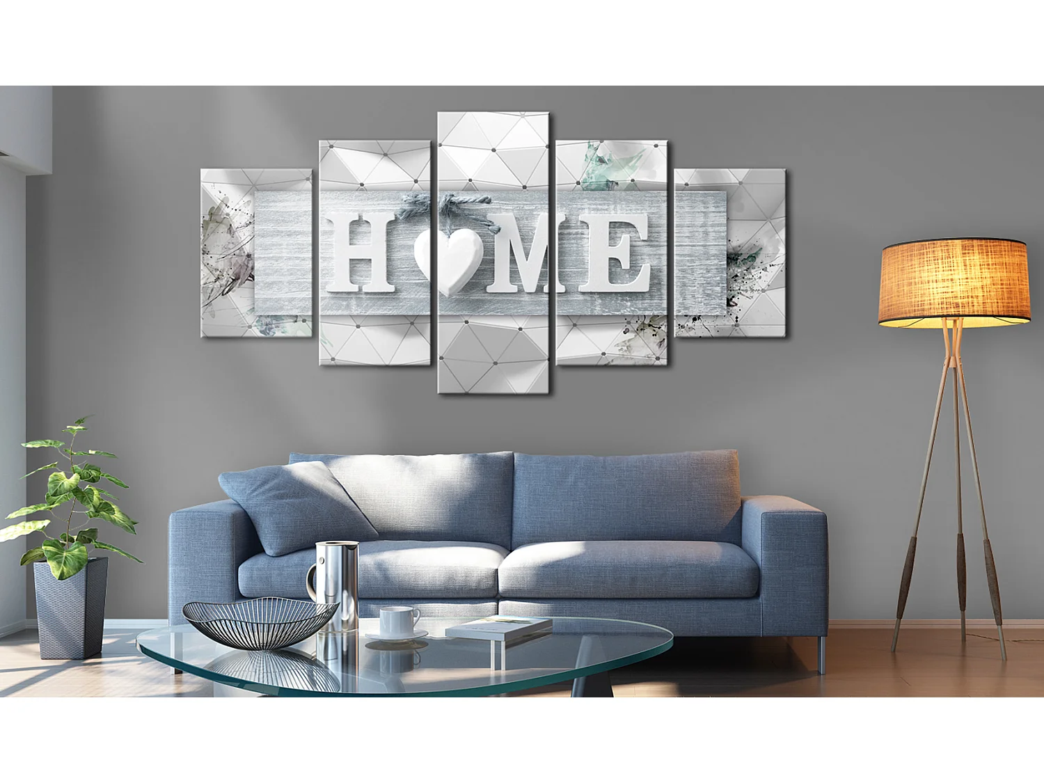 Quadro - Home: Melody of Modernity - 200x100