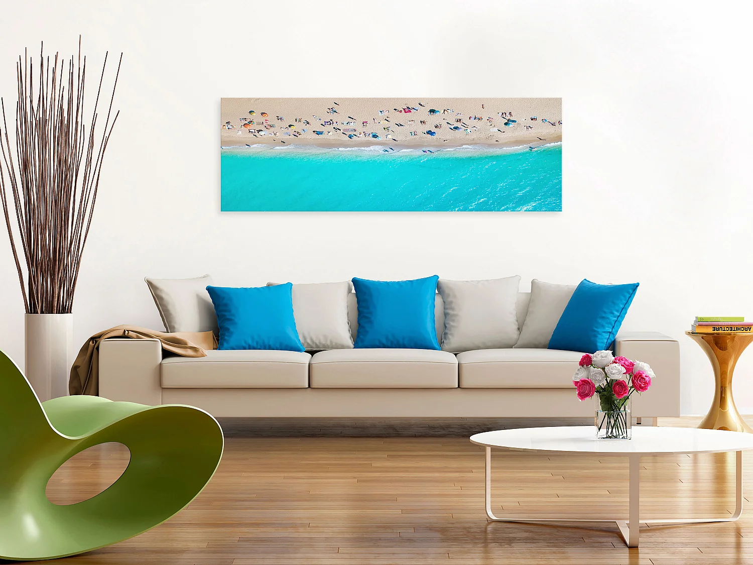 Quadro - Sunbathers (1 Part) Narrow - 150x50