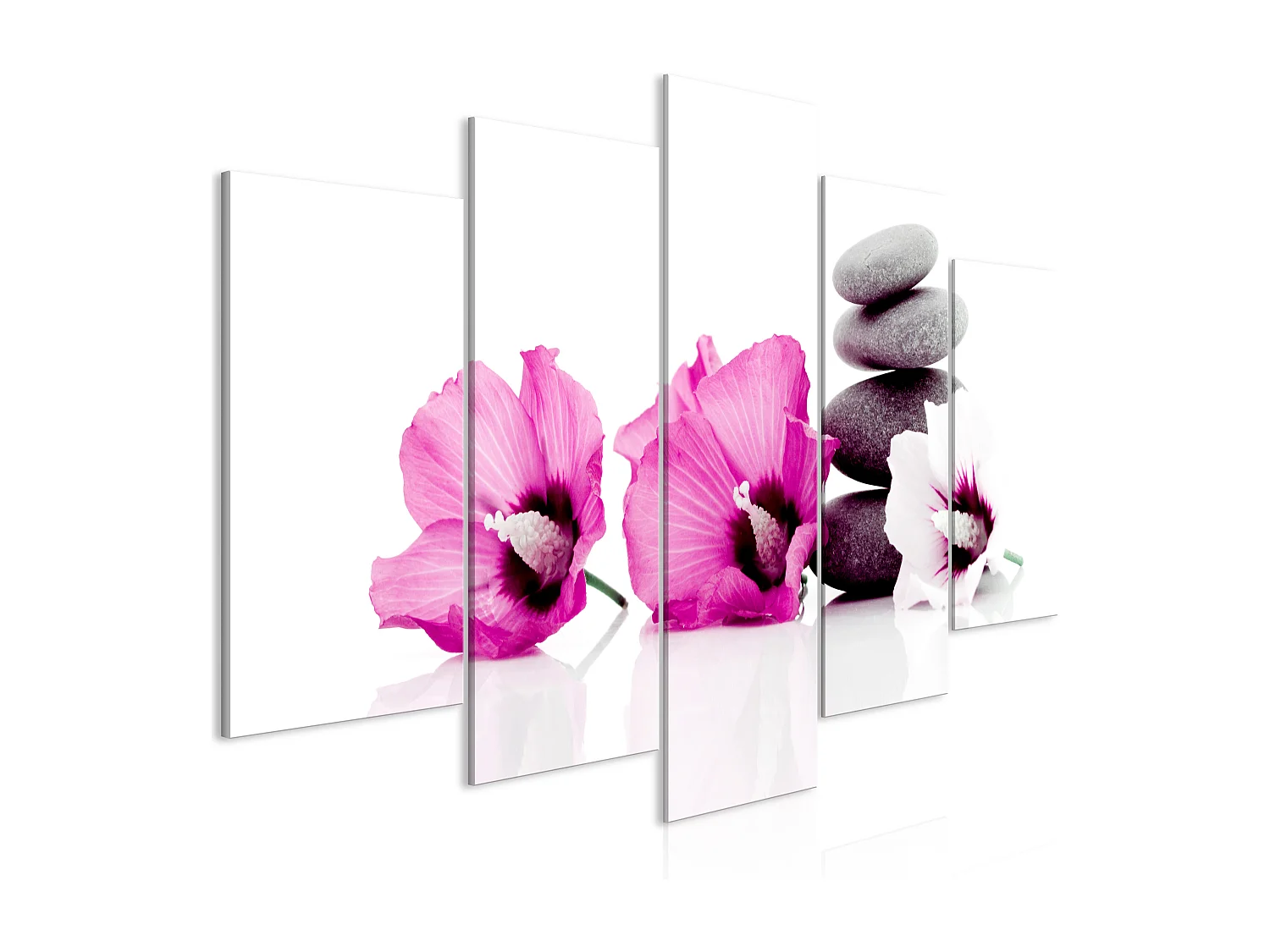 Quadro - Calm Mallow (5 Parts) Wide Pink - 200x100