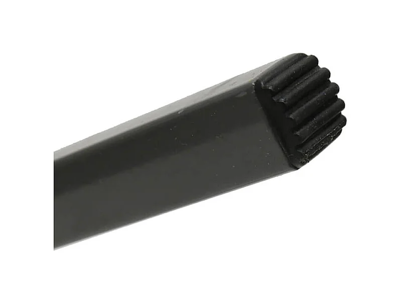 BADIE - Bureau Plateau Effet Bois et Piètement Gris Foncé