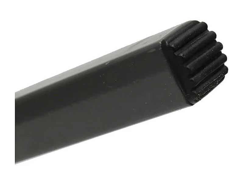 BADIE - Bureau Plateau Effet Bois et Piètement Gris Foncé