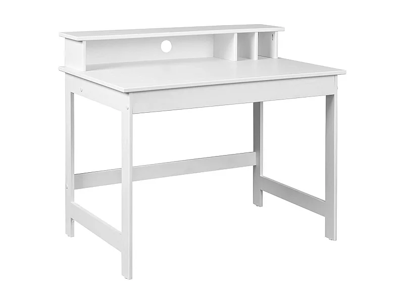 GRISELDA - Bureau Bois Massif Vernis Blanc