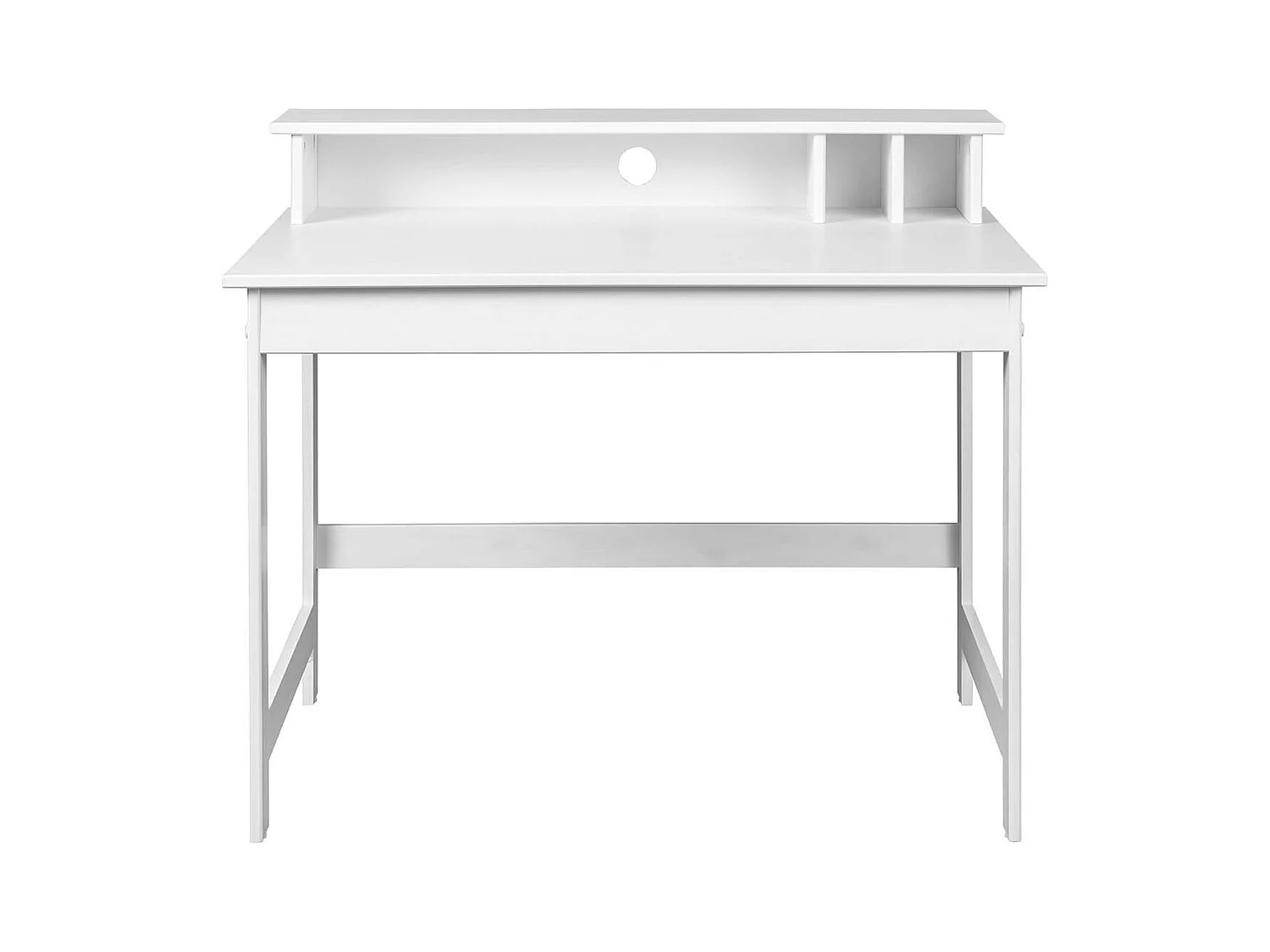 GRISELDA - Bureau Bois Massif Vernis Blanc