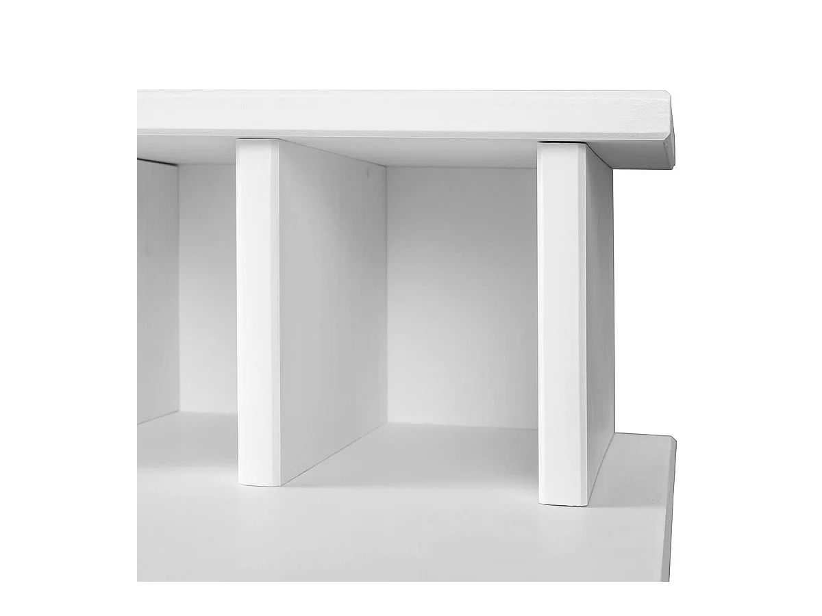 GRISELDA - Bureau Bois Massif Vernis Blanc