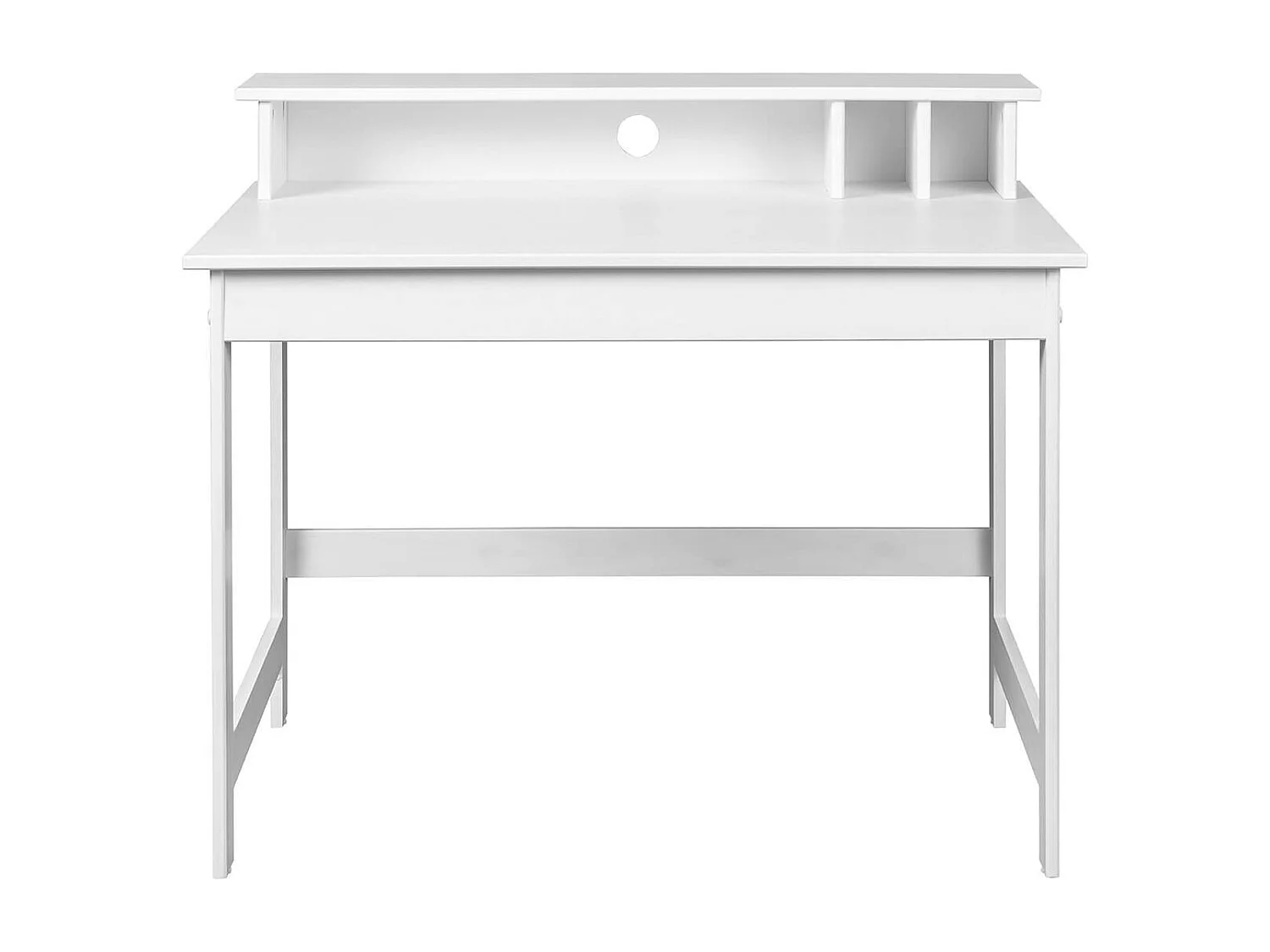GRISELDA - Bureau Bois Massif Vernis Blanc