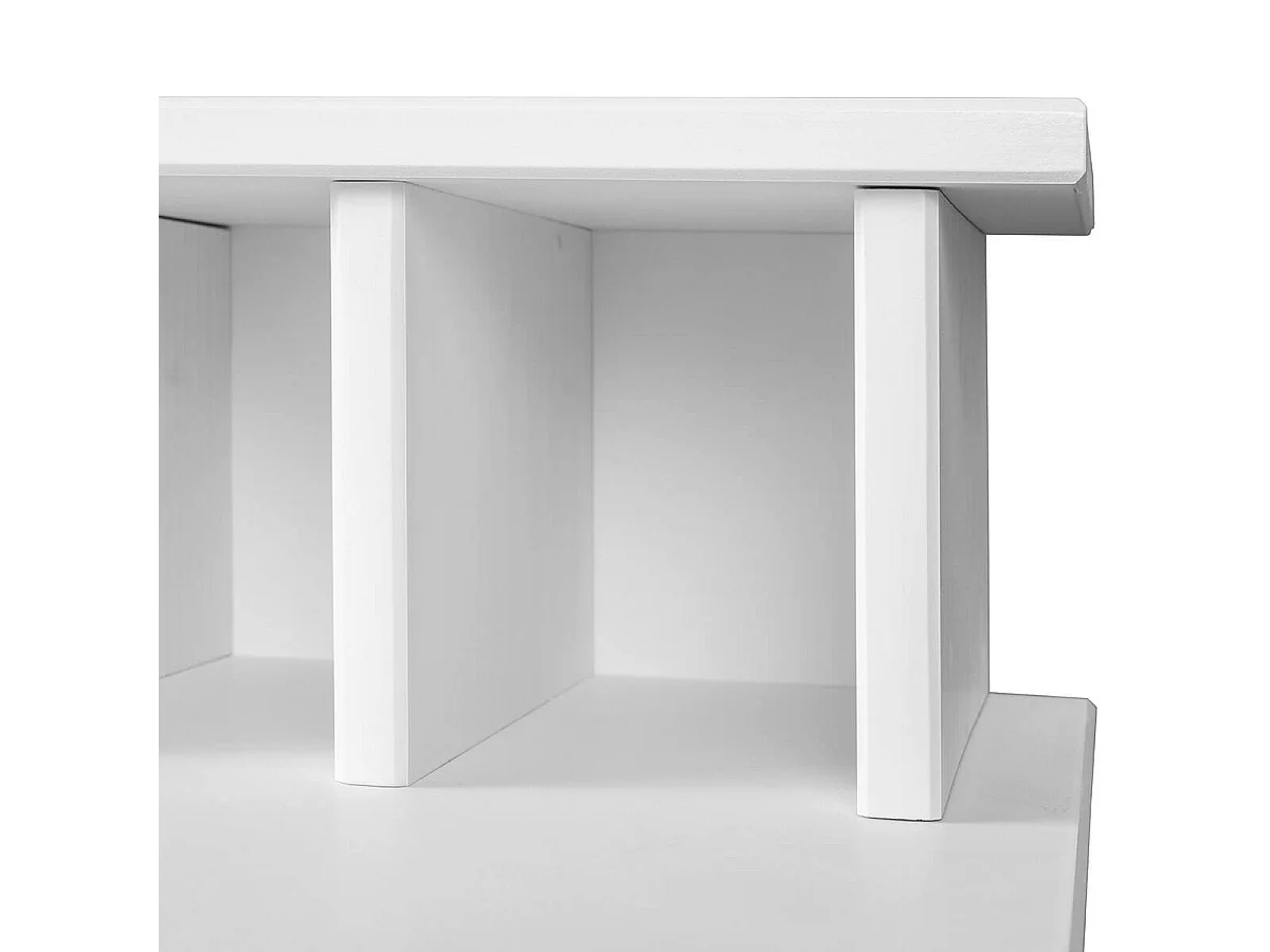 GRISELDA - Bureau Bois Massif Vernis Blanc