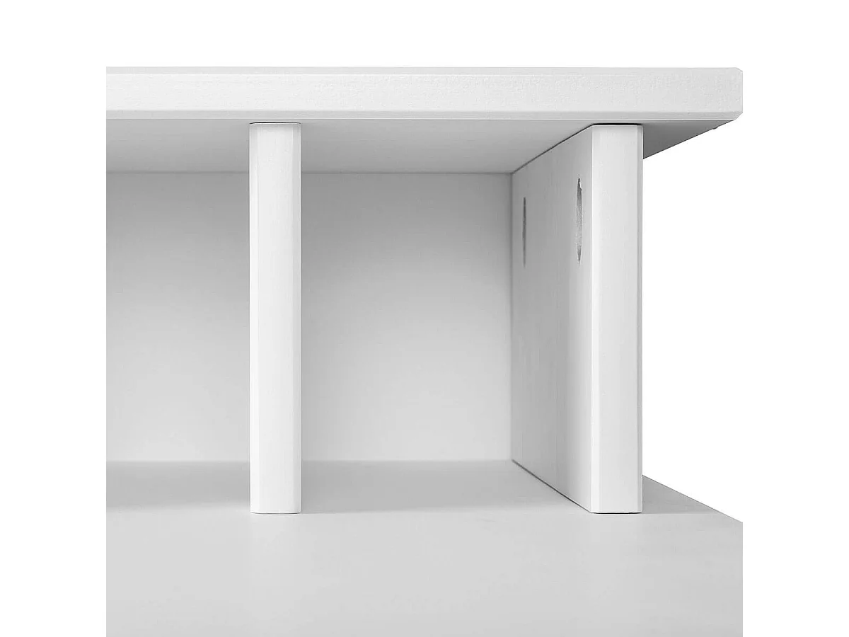GRISELDA - Bureau Bois Massif Vernis Blanc