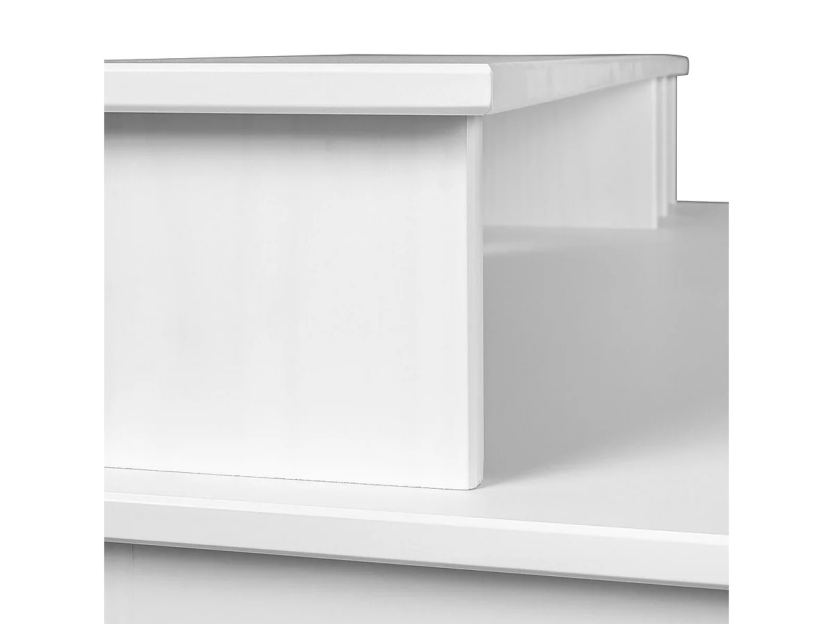 GRISELDA - Bureau Bois Massif Vernis Blanc