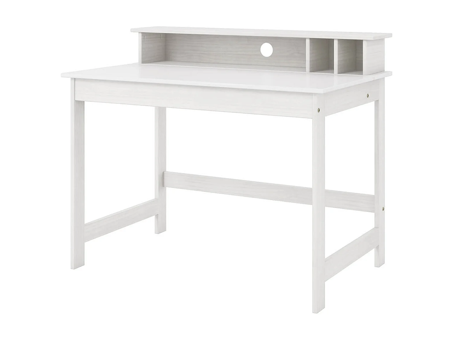 GRISELDA - Bureau Bois Massif Vernis Blanc