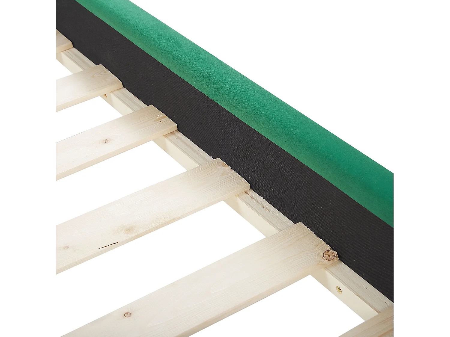 Britisches Bett Polsterbezug Samtstoff Chesterfield Style grün Avallon