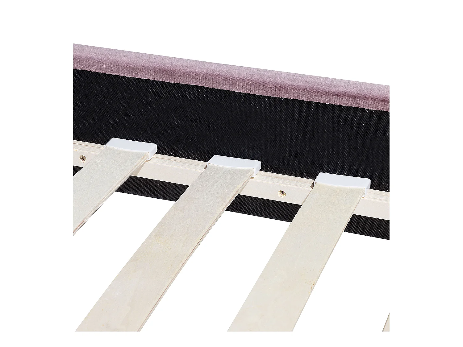 Britisches Bett Polsterbezug Samtstoff Chesterfield Style rosa Avallon