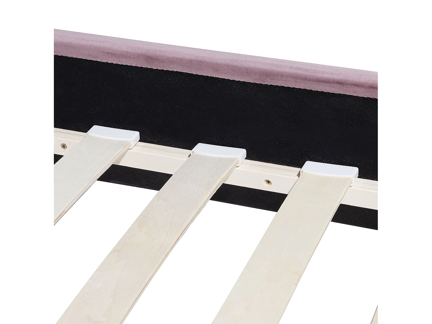 Bed Fluweel AVALLON 180 x 200 cm Roze