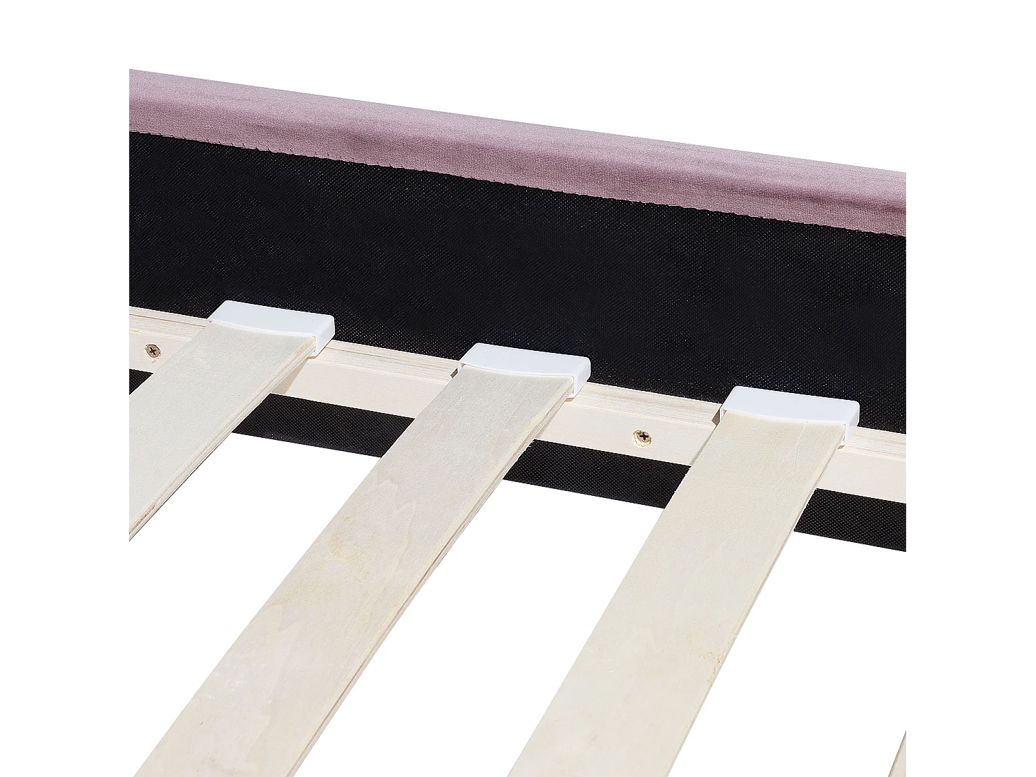 Britisches Bett Polsterbezug Samtstoff Chesterfield Style rosa Avallon