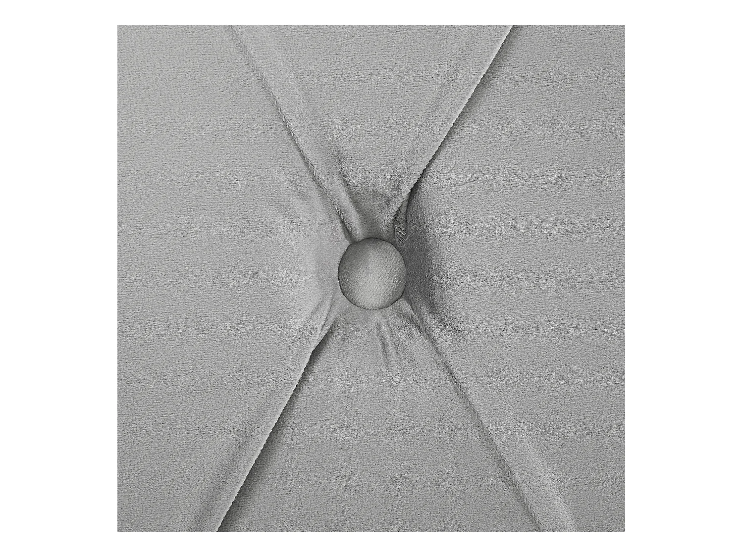 Lit avec sommier Velours AVALLON 140 x 200 cm Gris