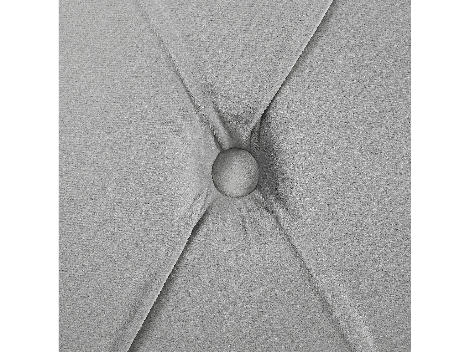 Lit avec sommier Velours AVALLON 140 x 200 cm Gris