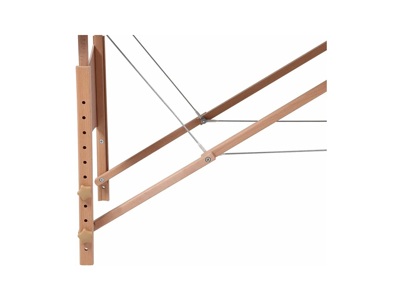 Table pliable de massage bois marron 186 x 68 x 62 cm 02_0001889