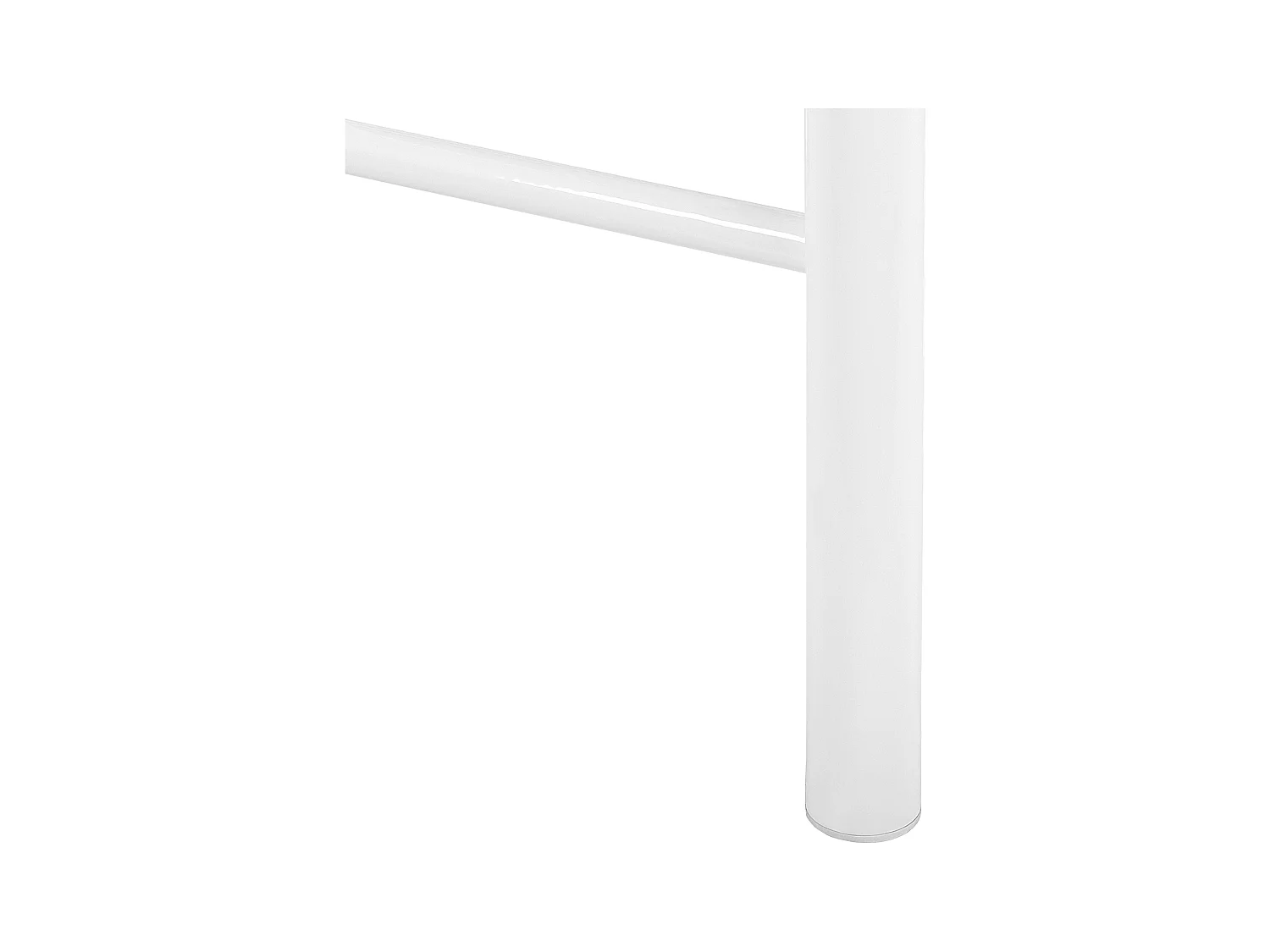 Lit avec sommier Métal ANTLIA 160 x 200 cm Blanc