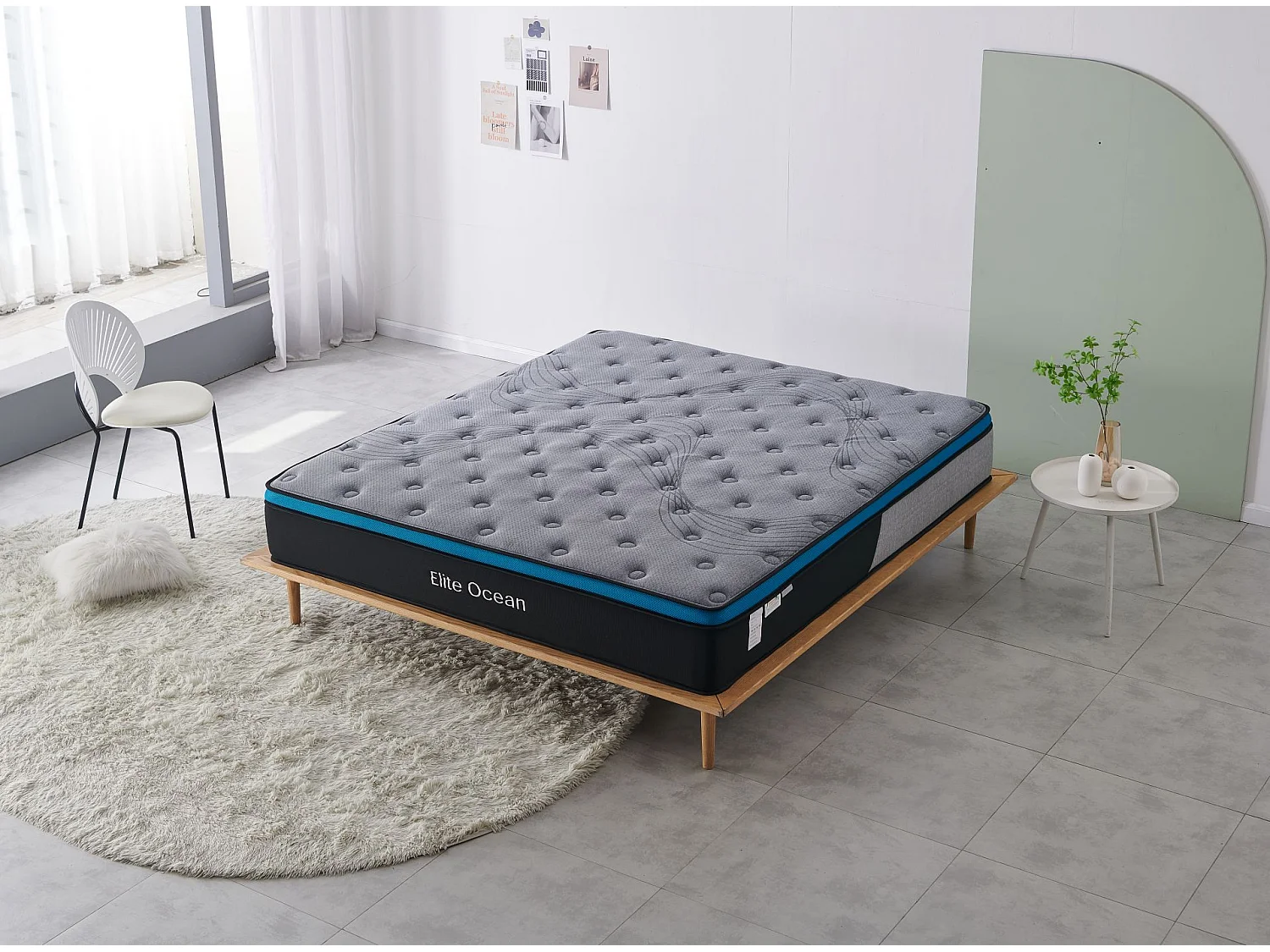 OCEAN Matelas 160x200 Gel Memory 28cm