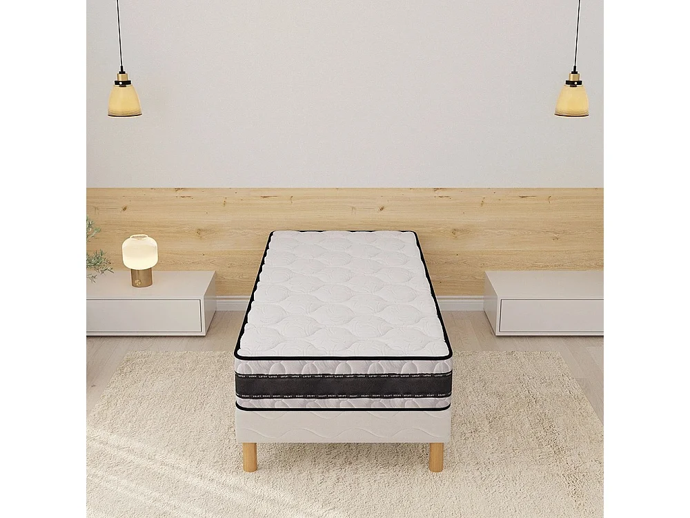 Matelas Mousse Medicare 90x190 cm Accueil Latex hauteur 22 cm