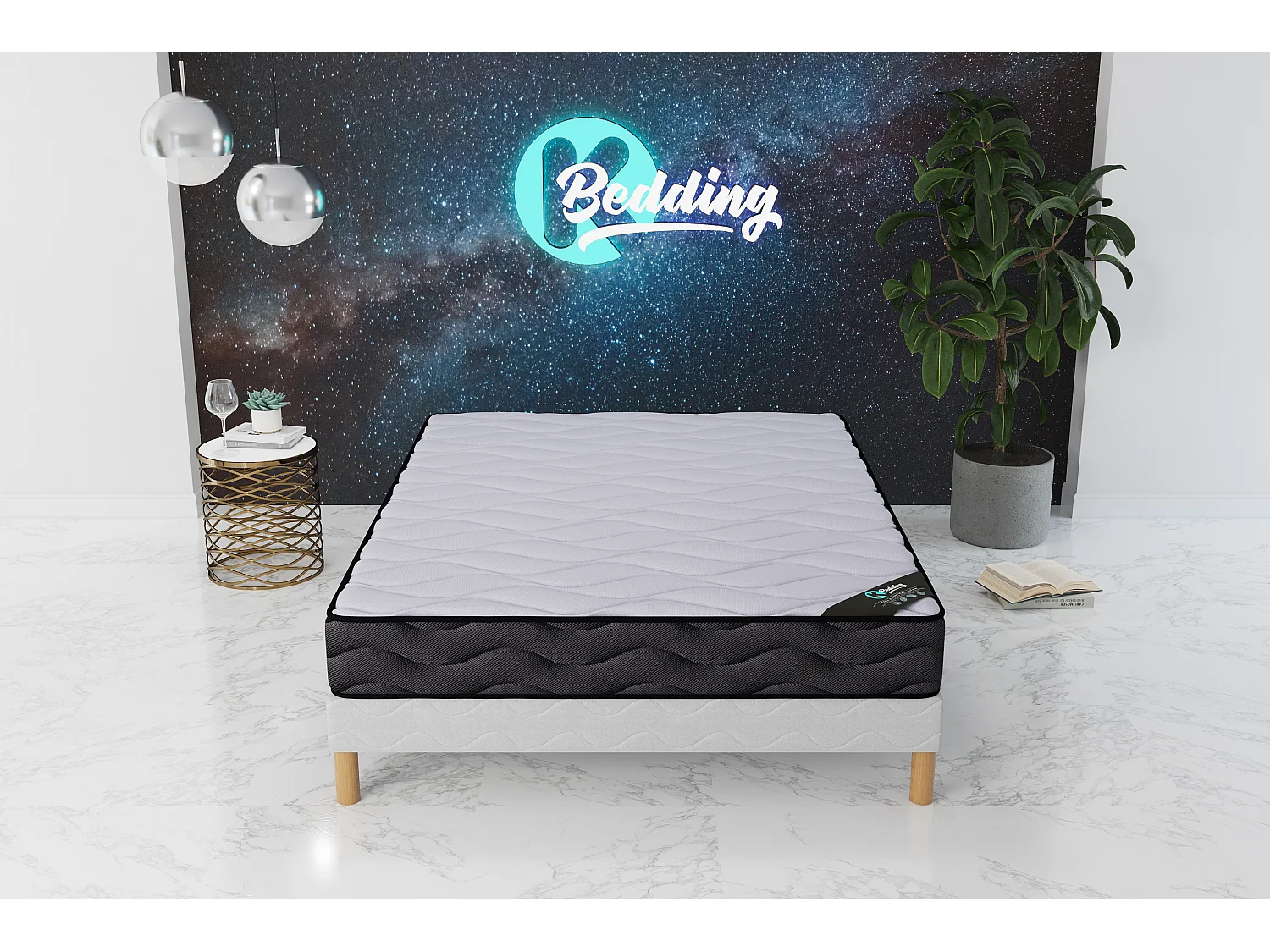 3D Matelas 140x190 Hauteur 20cm
