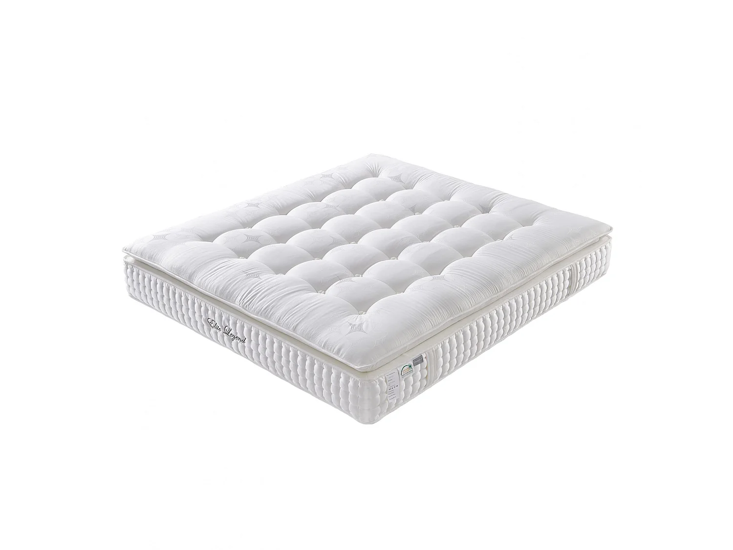 LEGEND Matelas 200x200 Gel Memory Micro Ressort 33cm