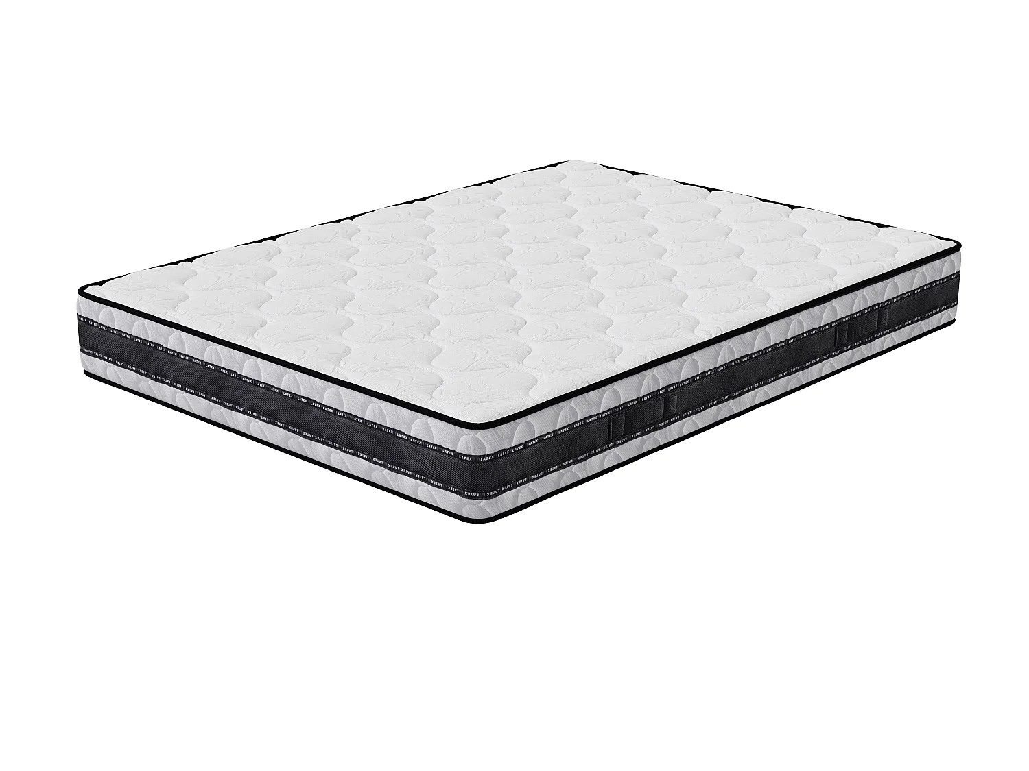 Matelas Medicare latex 140x190 cm Hauteur 22 cm couchage latex hypoallergénique aération optimisée Soutien mi-ferme
