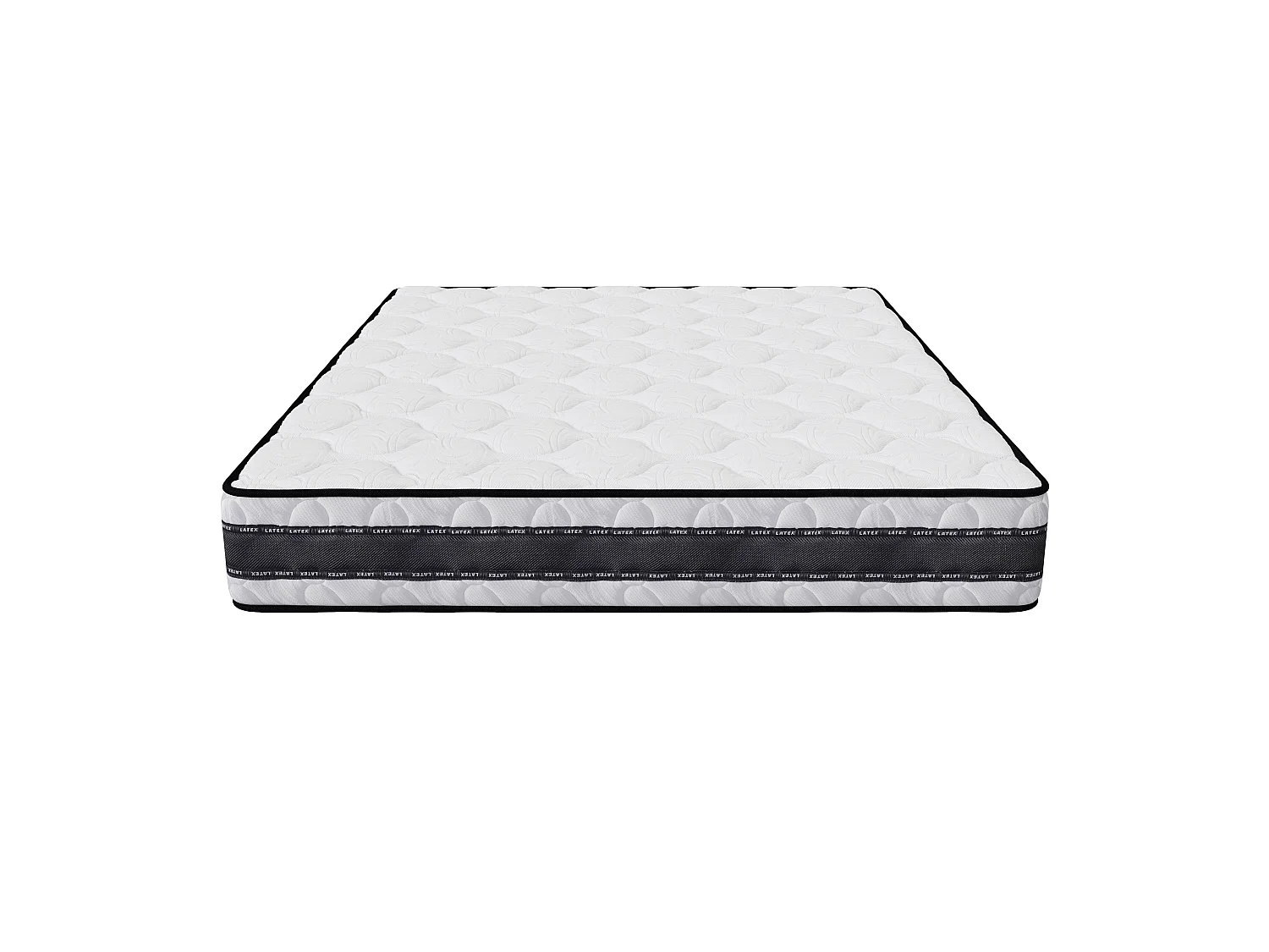 Matelas Medicare latex 140x190 cm Hauteur 22 cm couchage latex hypoallergénique aération optimisée Soutien mi-ferme