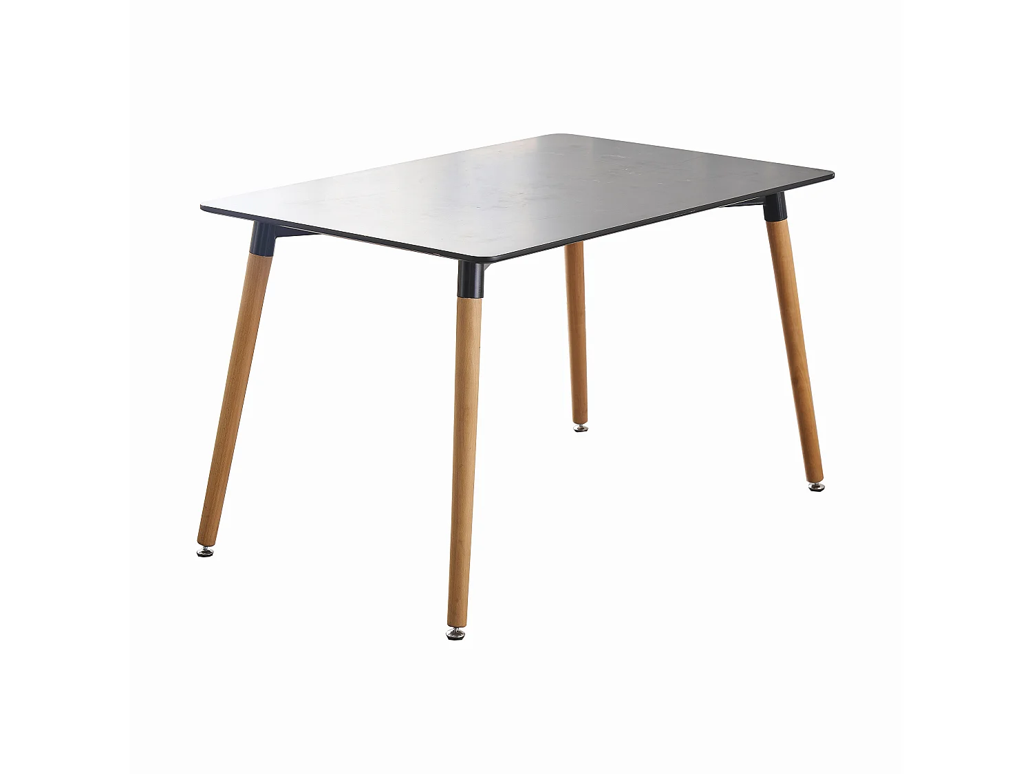 Halo - Table Rectangulaire Style Scandinave - Design & Contemporain - Noir