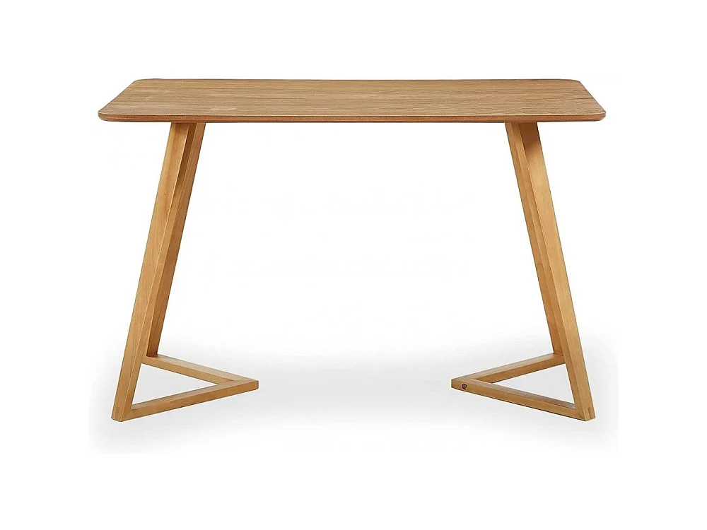 Dallas - Table Rectangulaire Style Scandinave - Effet Chêne
