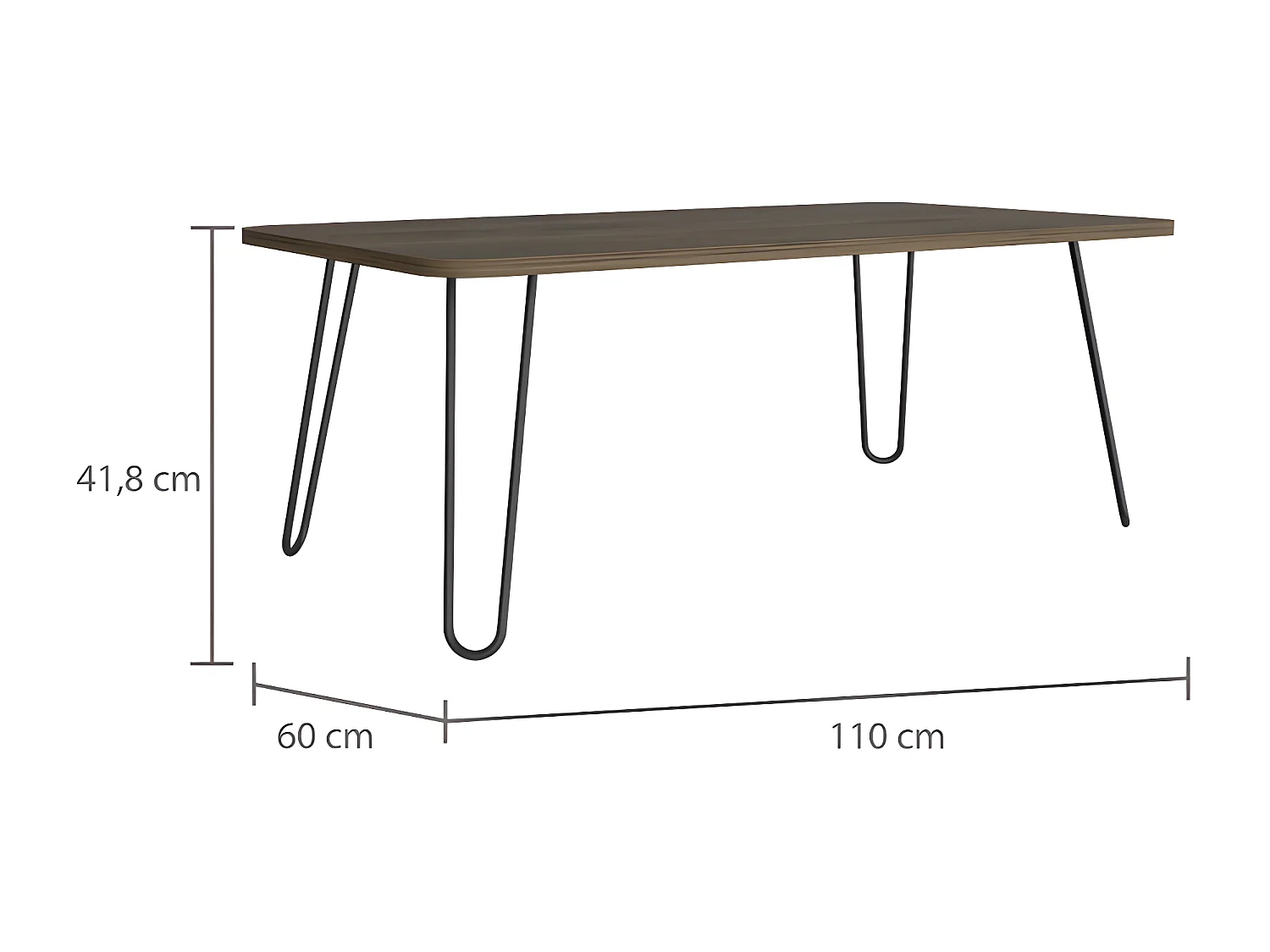 Conjunto Andorra, Mueble Para Tv Z115, capacidad Tv de 50 pulgadas+ Mesa de centro rectangular + Mueble de Mueble de Bar Bajo con gabinete abierto