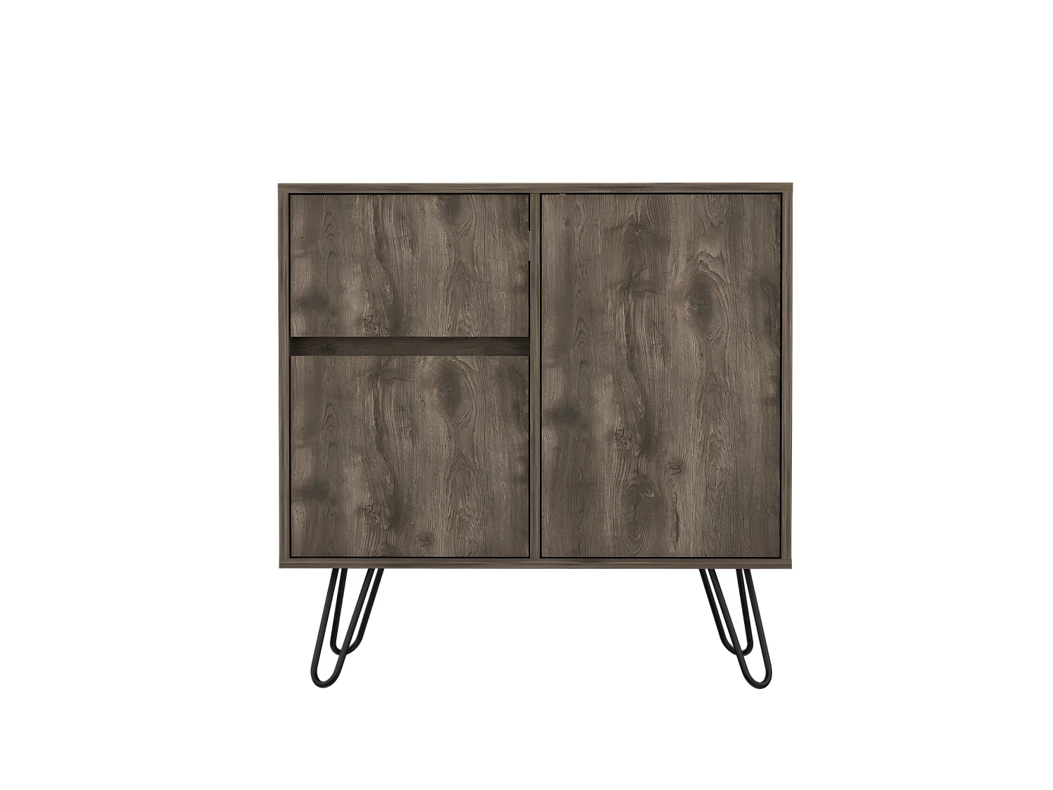 Ensemble Andorra, meubles TV Z115 Andorra, 50 pouces de télévision + Z80 Andorra Salon Sceau avec 4 armoires, 50/80 à CM x 115/80 AN CM X 35/35 P CM, ACORN