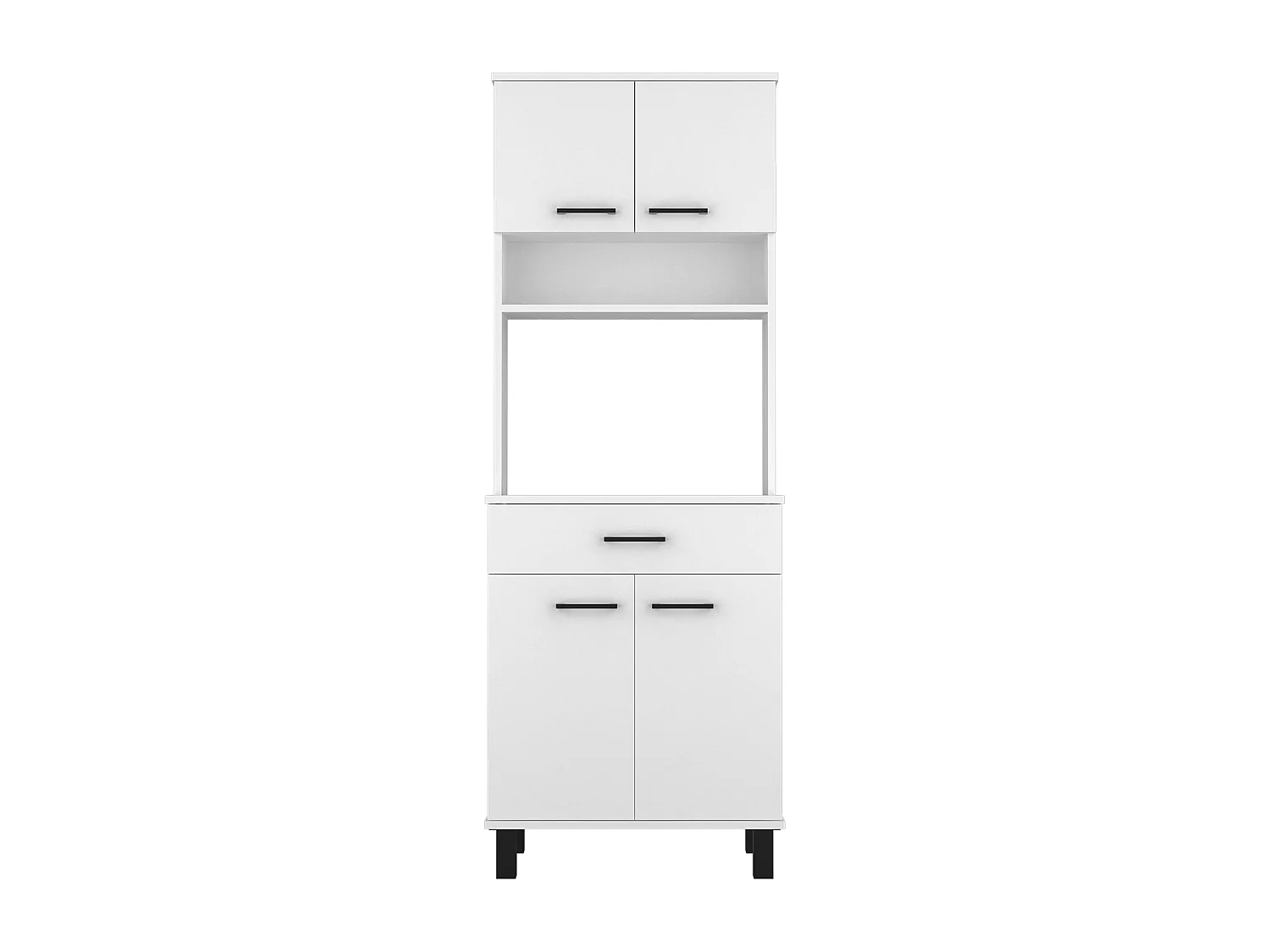Conjunto Linea Z Cocina, Mueble Auxiliar Cocina Alto Z-65 + Alacena Buffet Cocina Z-60 + Isla De Cocina Cala