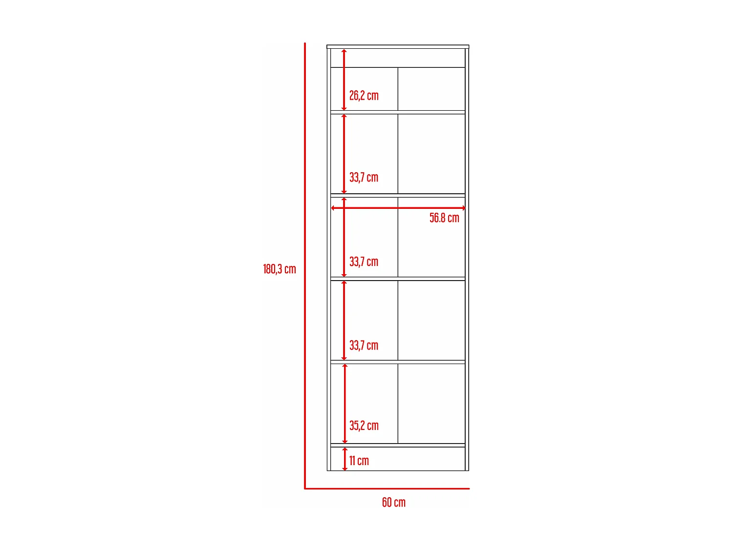 Ligne z cuisine, buffet buffet cuisine z-60 + cuisine cuisine z-60 2 portes, 160/180 à cm x 58/60 un cm x 35/30 p cm, duna / blanc
