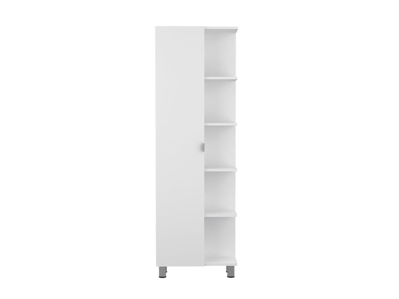 Colonna bagno Malaga, con cassetto 142 CM L X 44 CM P X 36 CM L X 36 CM P.  Bianco / Duna