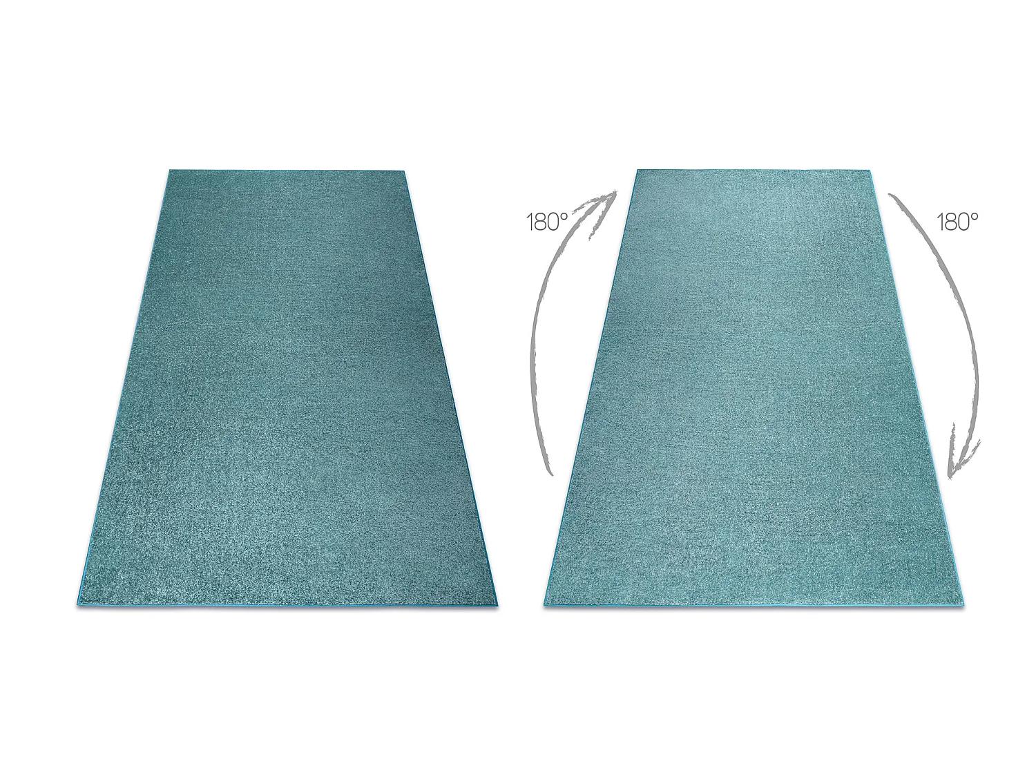 TAPIS - MOQUETTE SANTA FE vert 24 plaine couleur unie 150x200 cm
