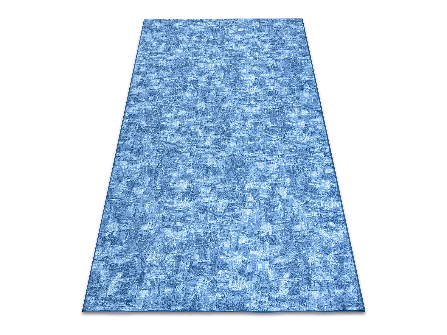 TAPIS - MOQUETTE SOLID bleu 70 BÉTON 100x150 cm