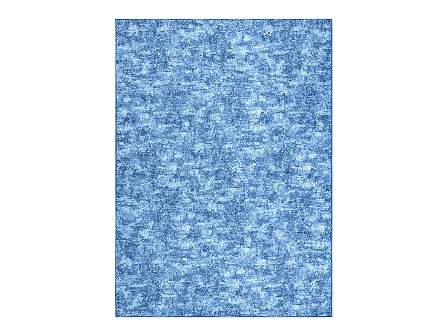 TAPIS - MOQUETTE SOLID bleu 70 BÉTON 100x150 cm