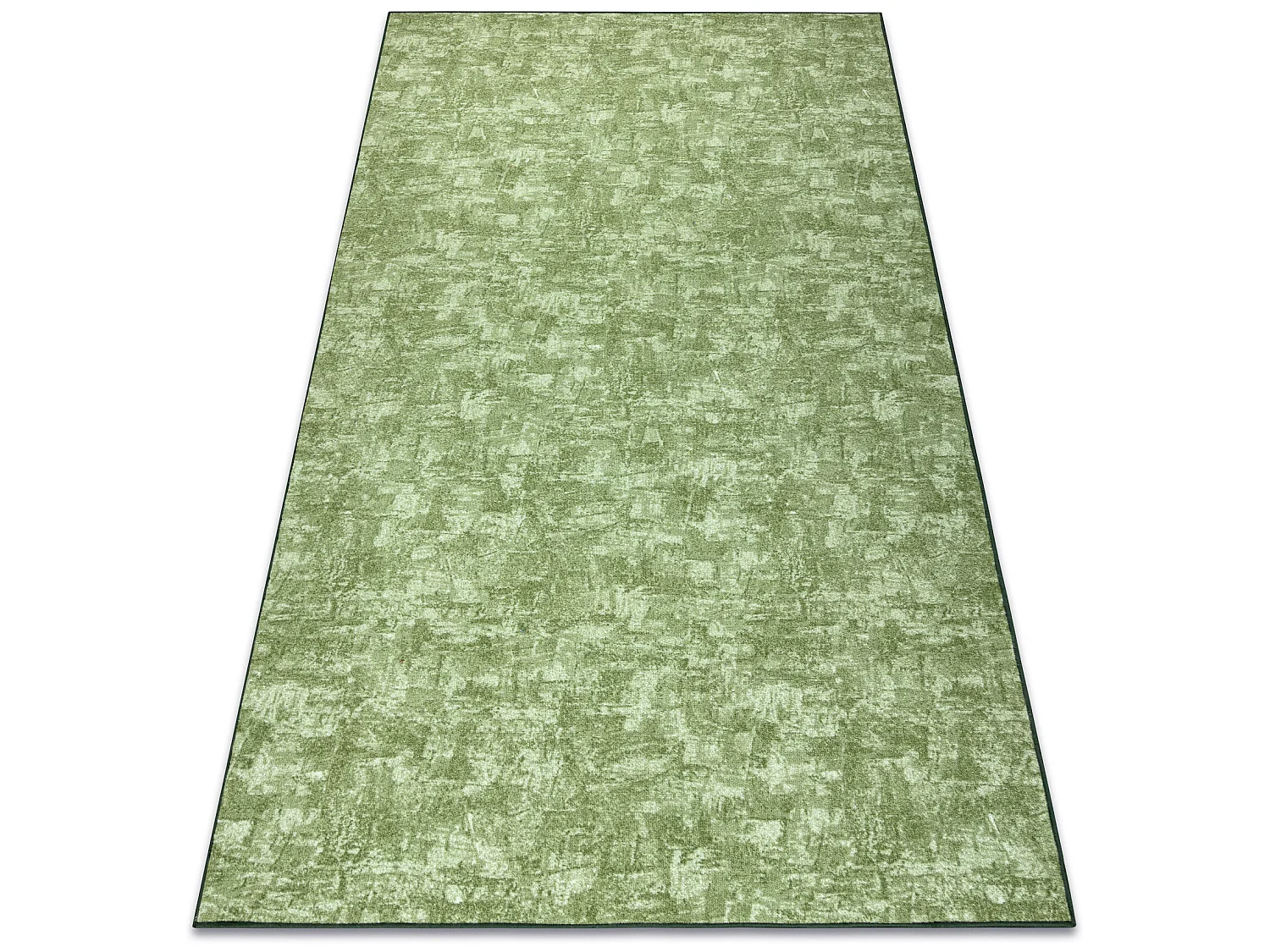 TAPIS - MOQUETTE SOLID vert 20 BÉTON 100x150 cm