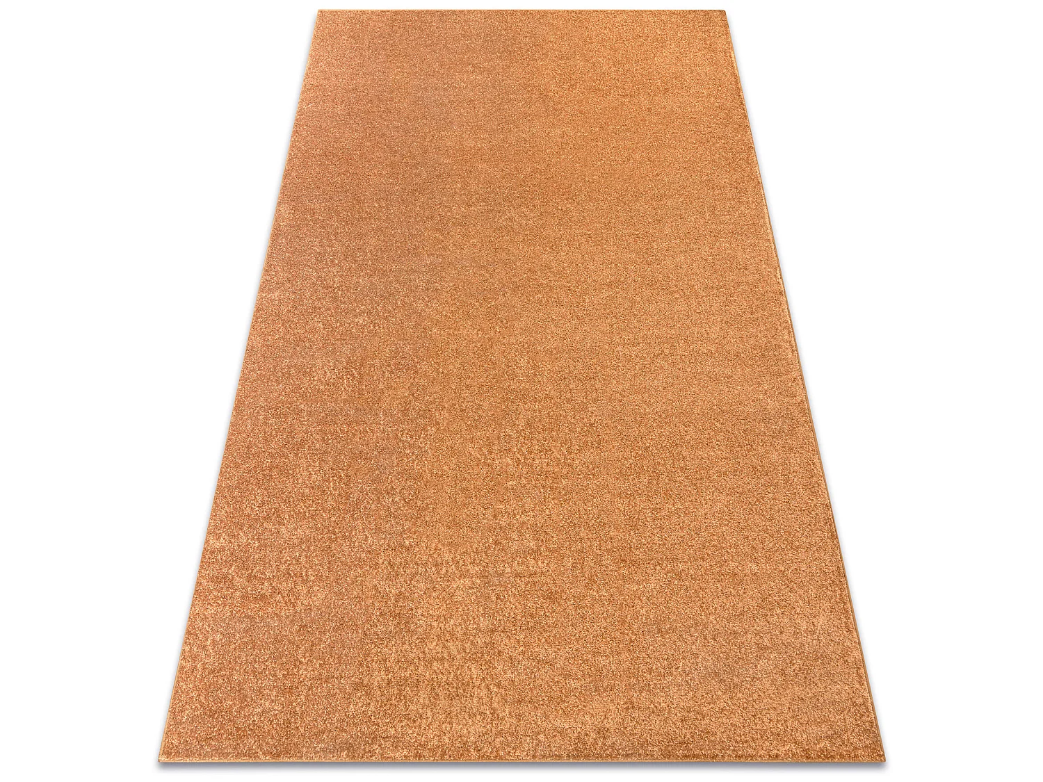 TAPIJT - Vloerbekleding SANTA FE goud 80, glad, uniform, enkele kleur 100x300 cm