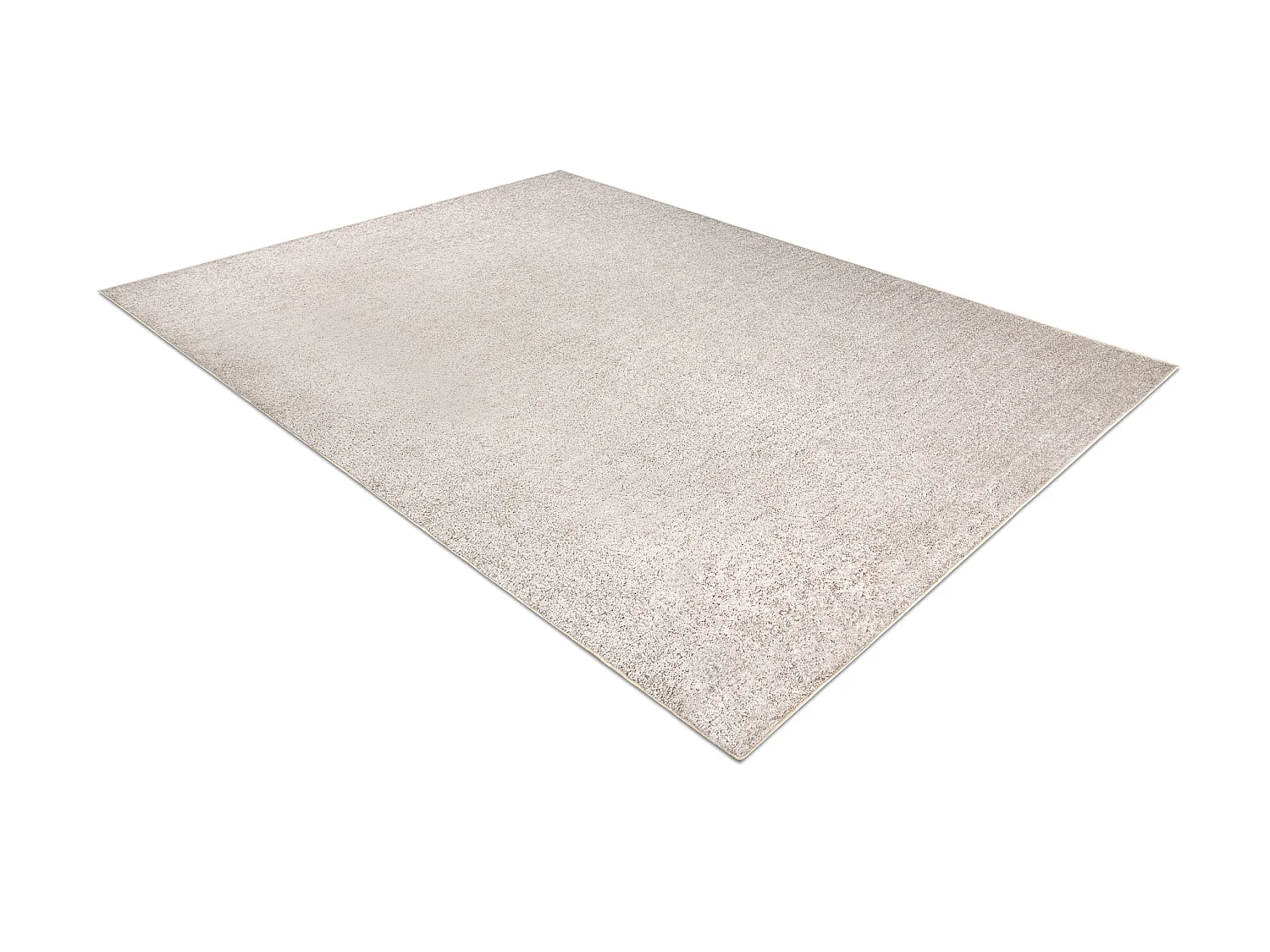 TAPIJT - Vloerbekleding SANTA FE beige 33, glad, uniform, enkele kleur 200x200 cm