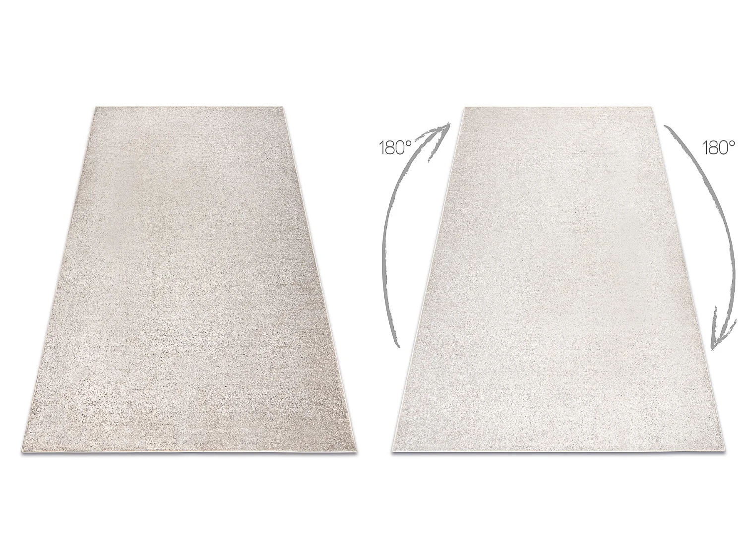 DYWAN - WYKŁADZINA SANTA FE beż 33 gładki, jednolity, jednokolorowy 200x250 cm