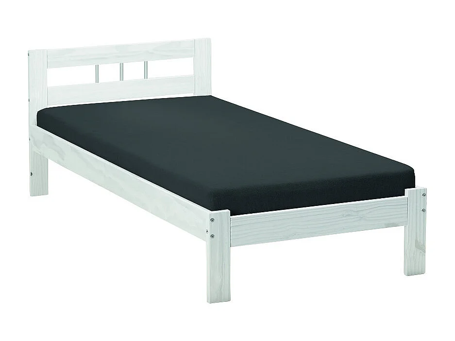 ALASKA - Pack Lit 90x200cm + Sommier 15 Lattes