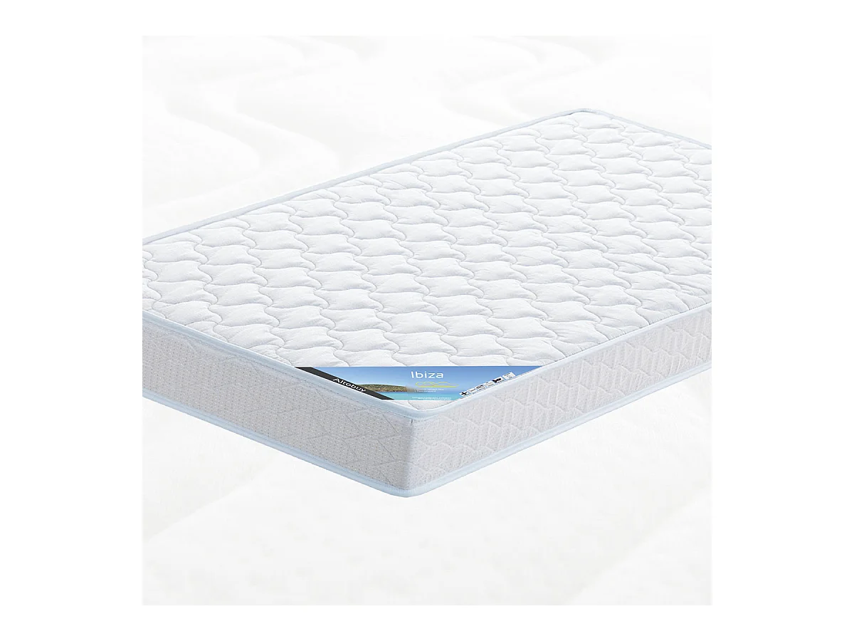 SYDNEY - Pack Lit à Tiroirs 90x200 + 1 Matelas Ibiza