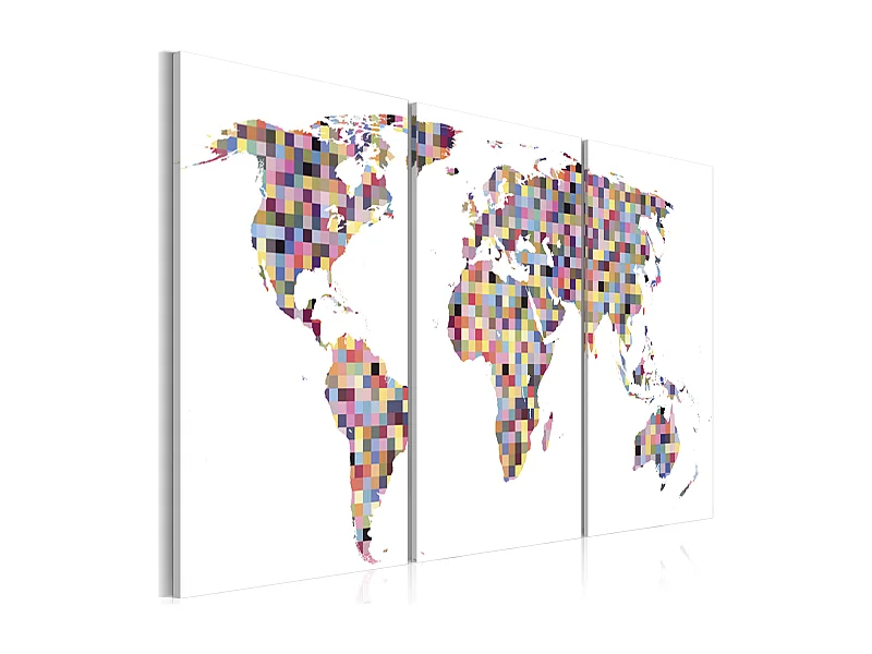 Quadro - Digital World - 120x60