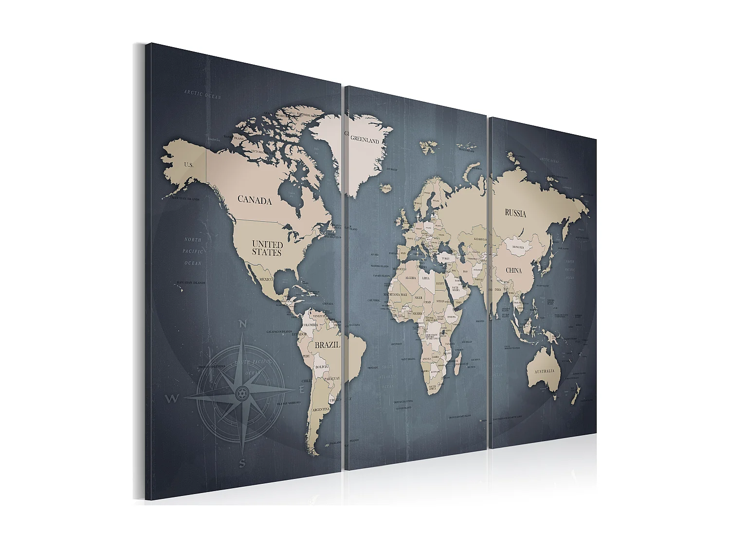 Quadro - Anthracitic World - 120x80