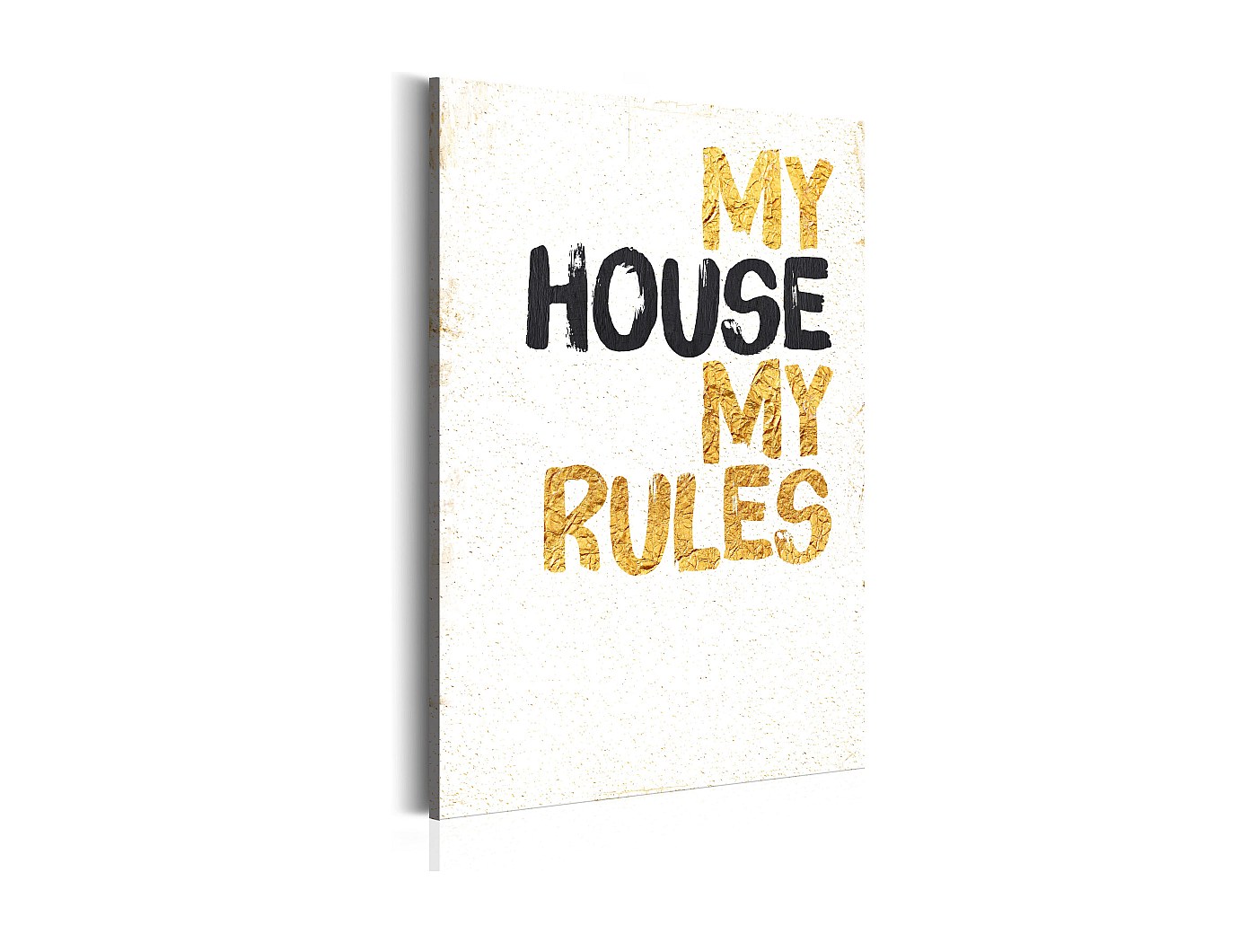Quadro - La mia casa: My house, my rules - 40x60