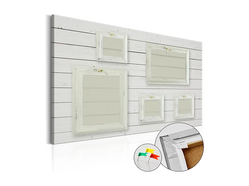 Quadri di sughero - Mappa in sughero: Galleria di foto vintage - 120x80