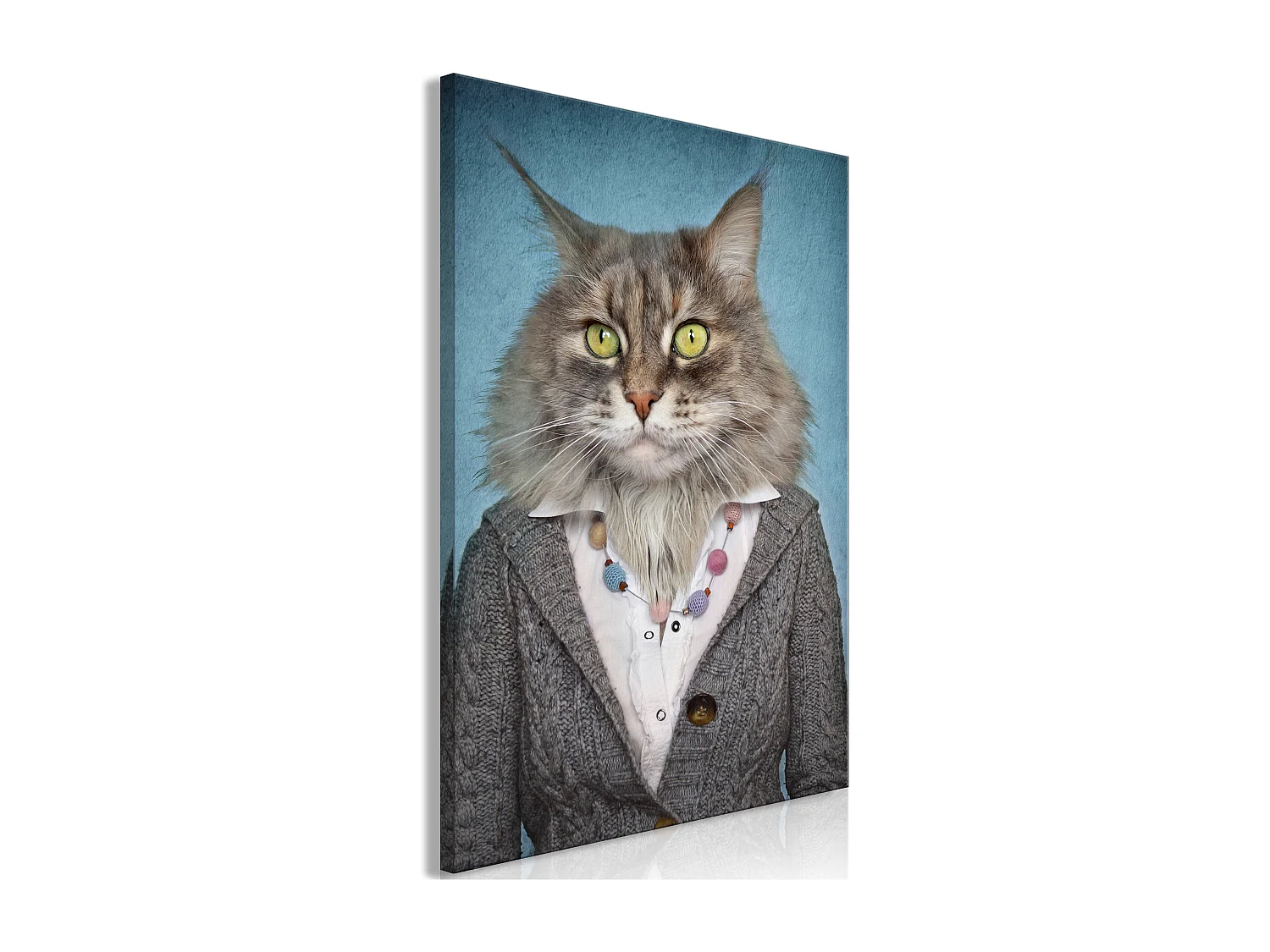 Quadro - Mrs. Cat (1 Part) Vertical - 40x60