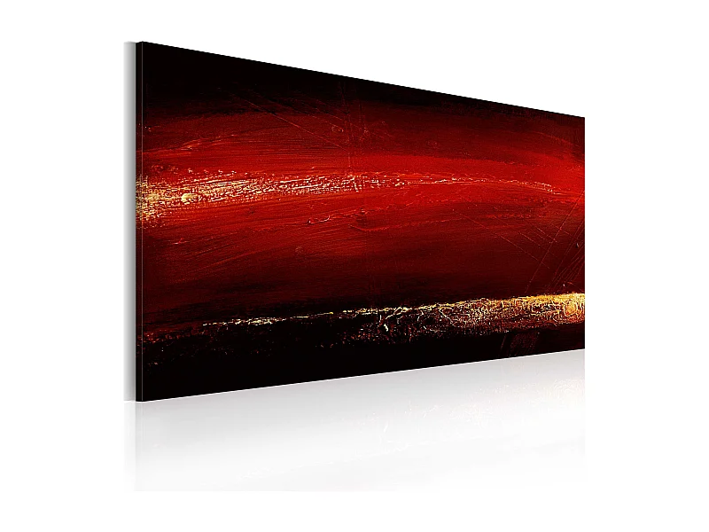 Quadro dipinto - Rossetto rosso - 120x60
